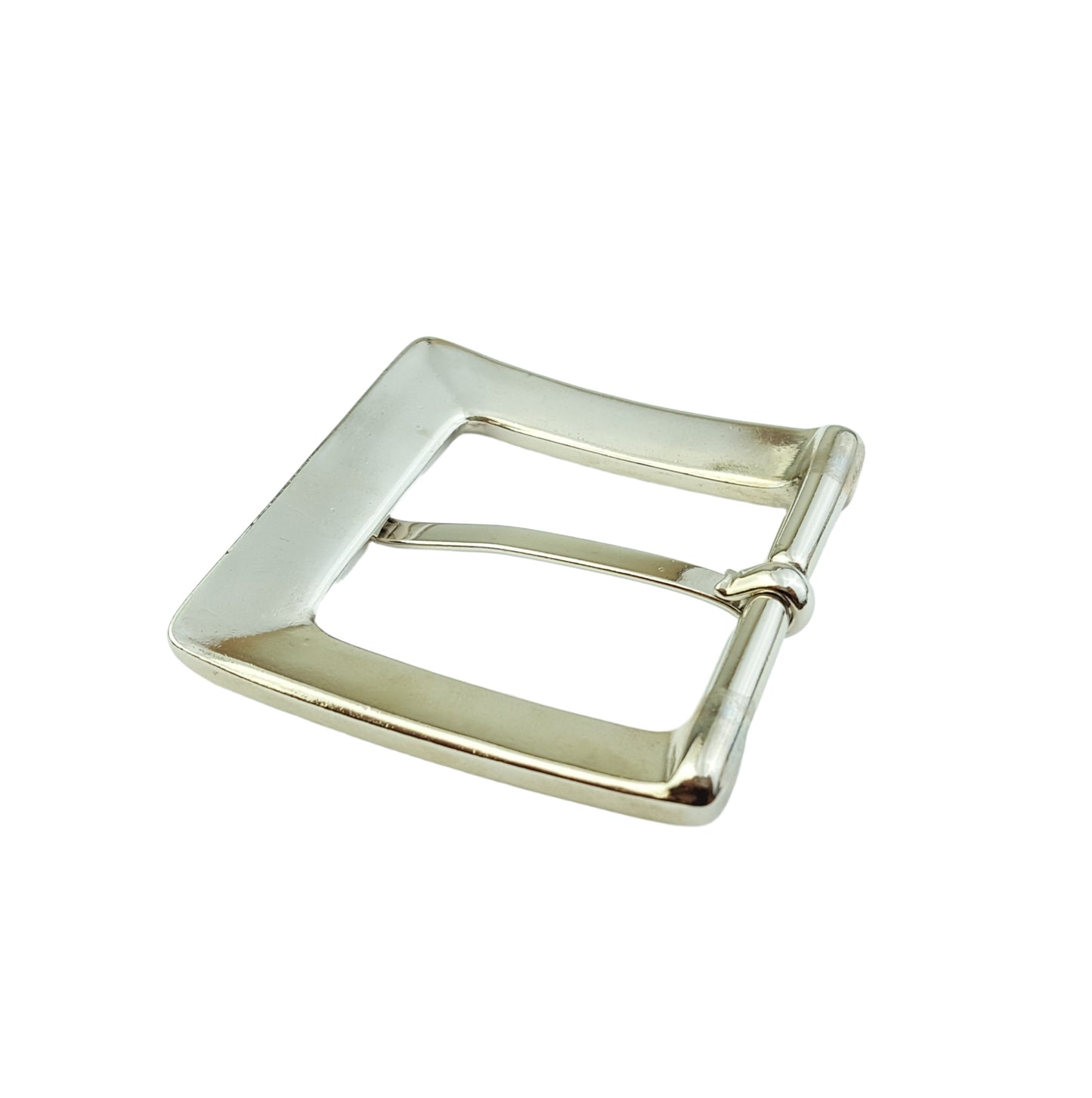 Buckle: Basic Shiny Nickel Jean Buckle