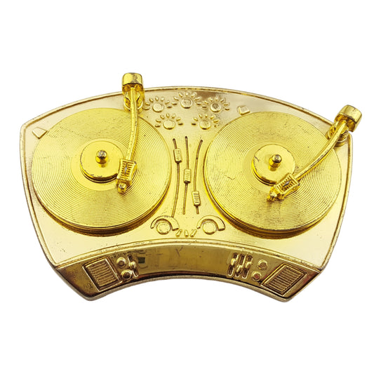Buckle Sale: Gold Turntable