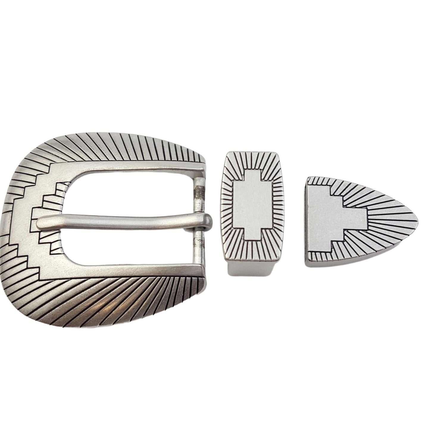 Buckle: Western Style Buckle set for 1" wide belt
