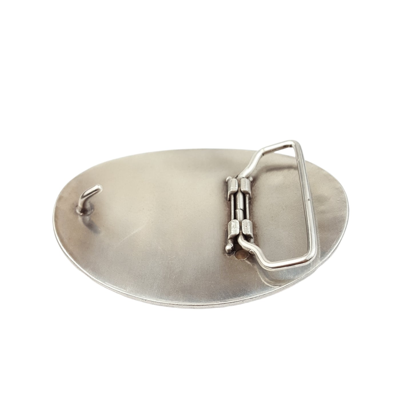 Buckle: Quality Western Floral Etched Oval Belt Buckle