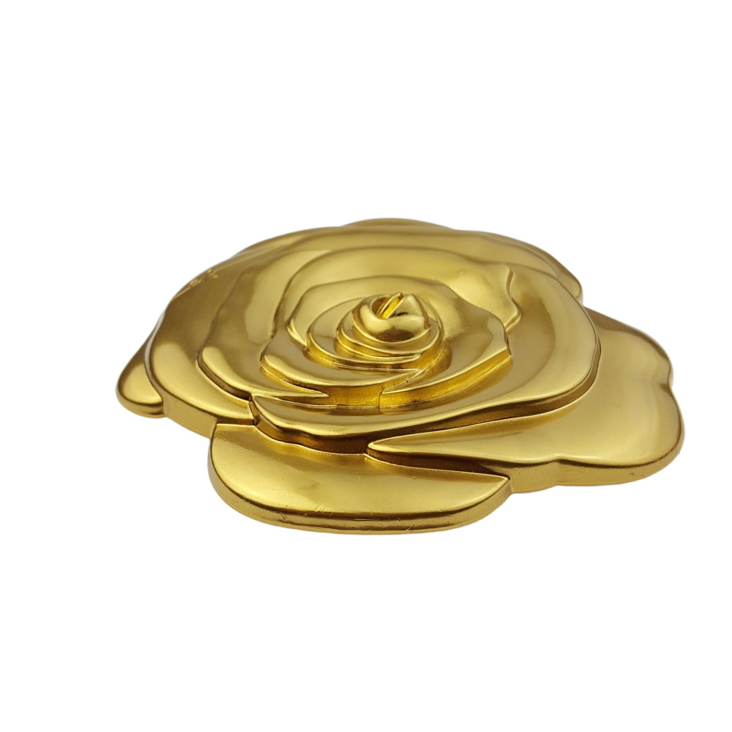 Buckle: Gold Rose statement belt buckle