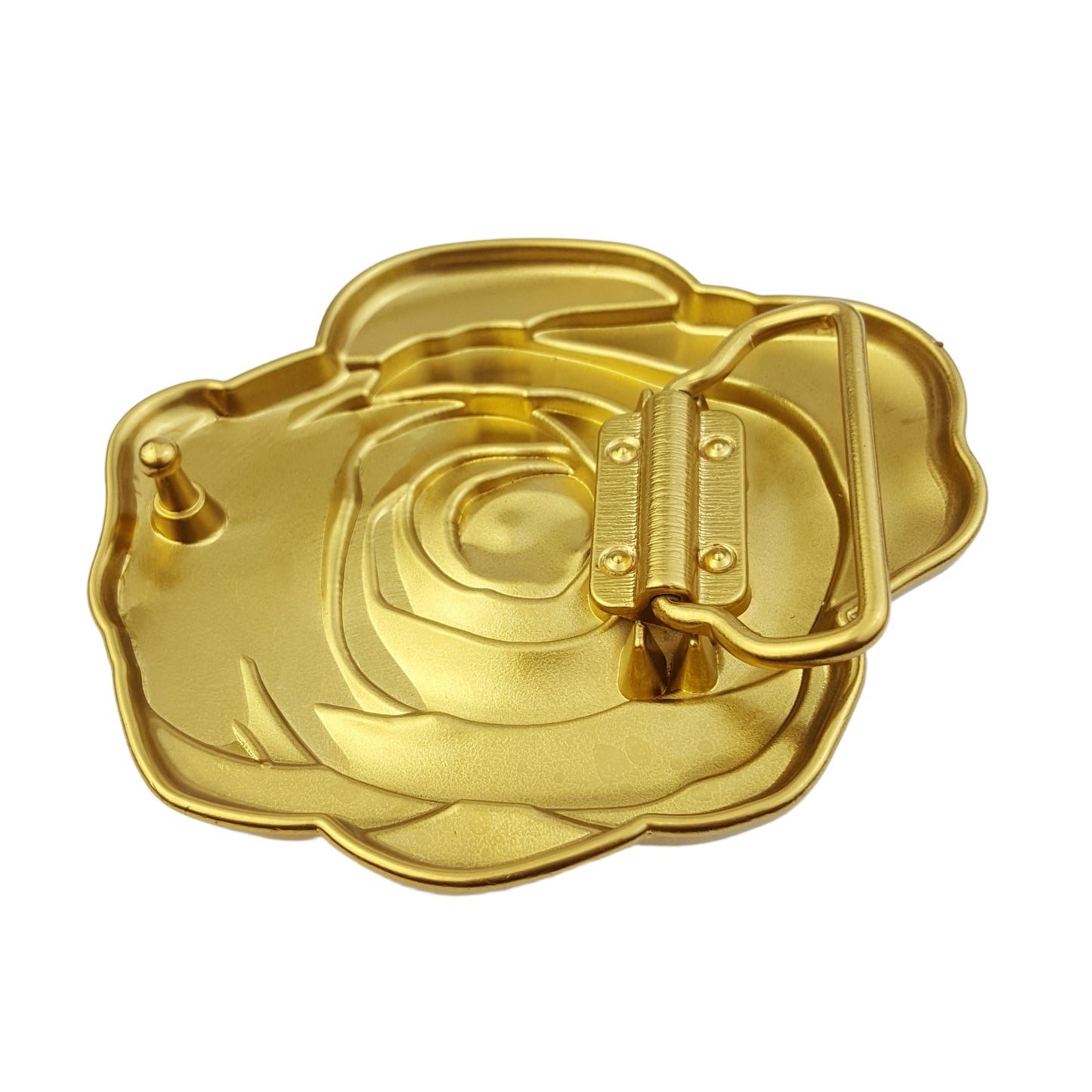 Buckle: Gold Rose statement belt buckle