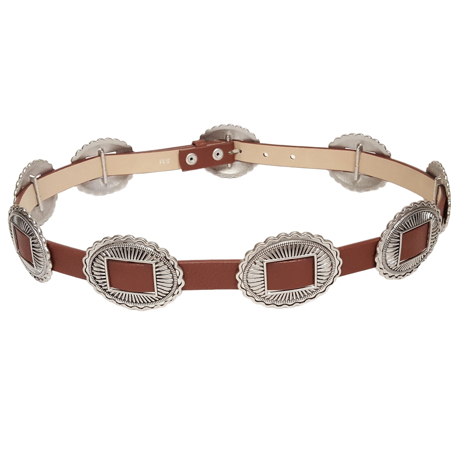 Belt: Western Style w. Full Conchos on the Belt