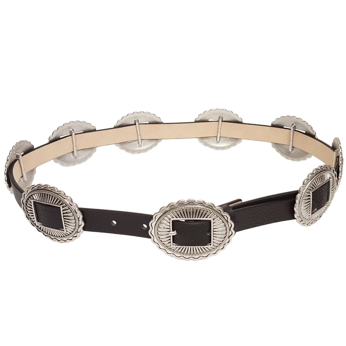 Belt: Western Style w. Full Conchos on the Belt