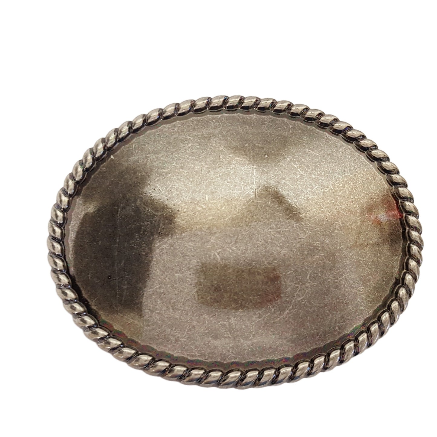 Buckle: Western Oval Belt Buckle w. Rope edge trim