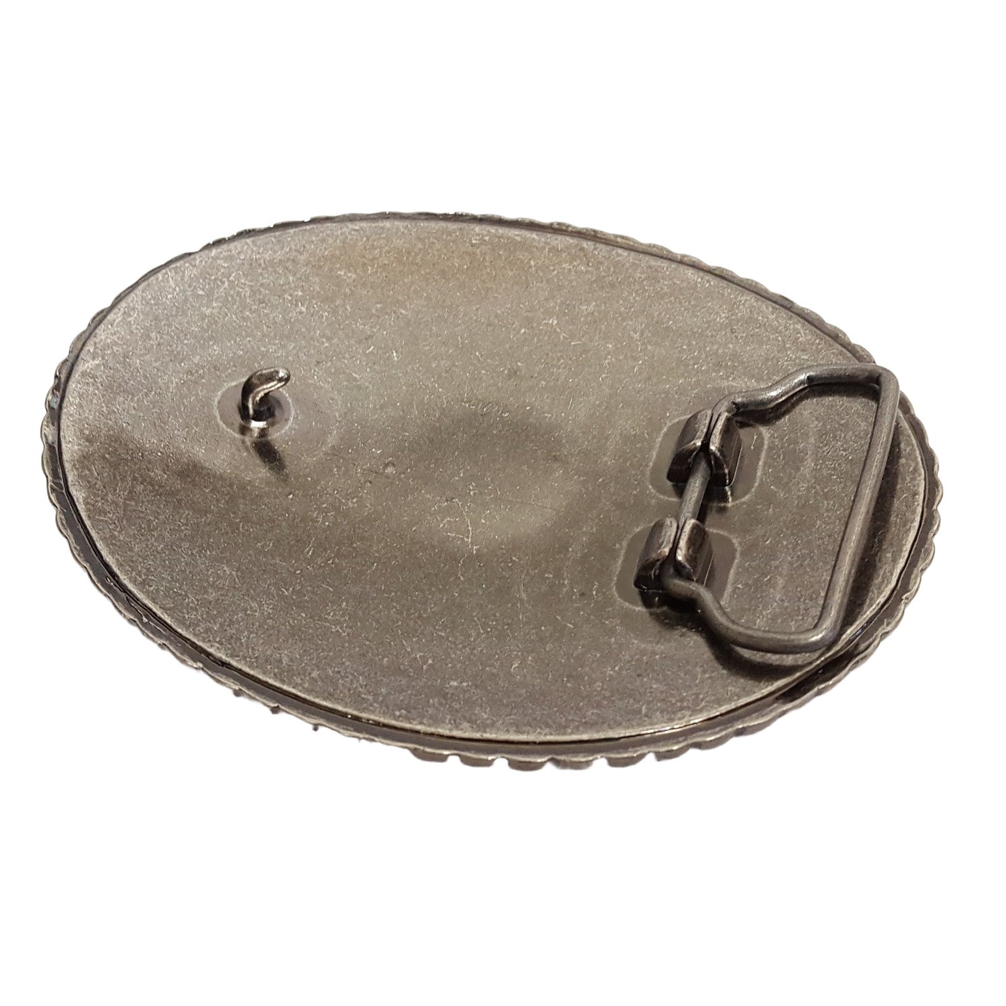 Buckle: Western Oval Belt Buckle w. Rope edge trim
