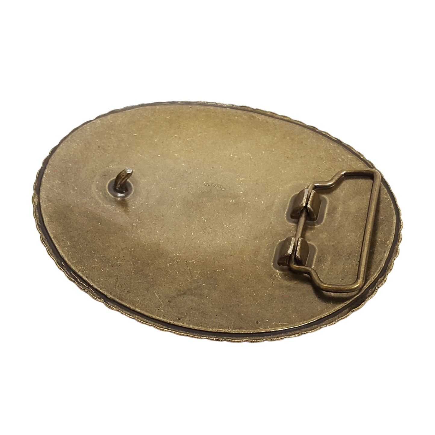 Buckle: Western Oval Belt Buckle w. Rope edge trim