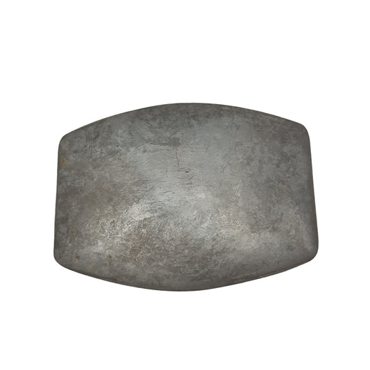 Buckle: Raw Iron Metal Plaque Buckle