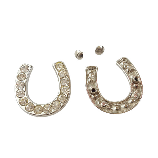 Western Crystal Horseshoe concho(pack of 2)