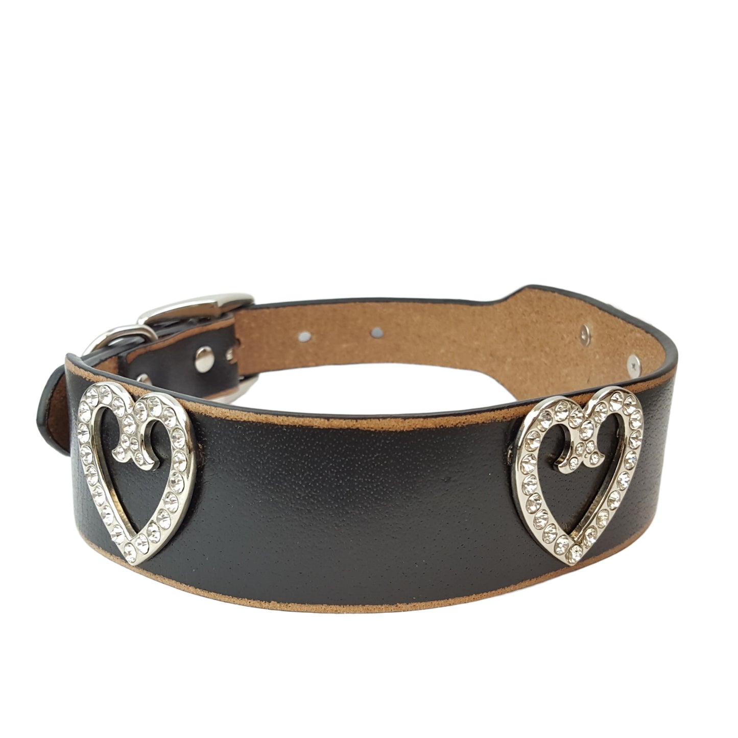 Collar: Western-Inspired Heart Concho Dog Collar