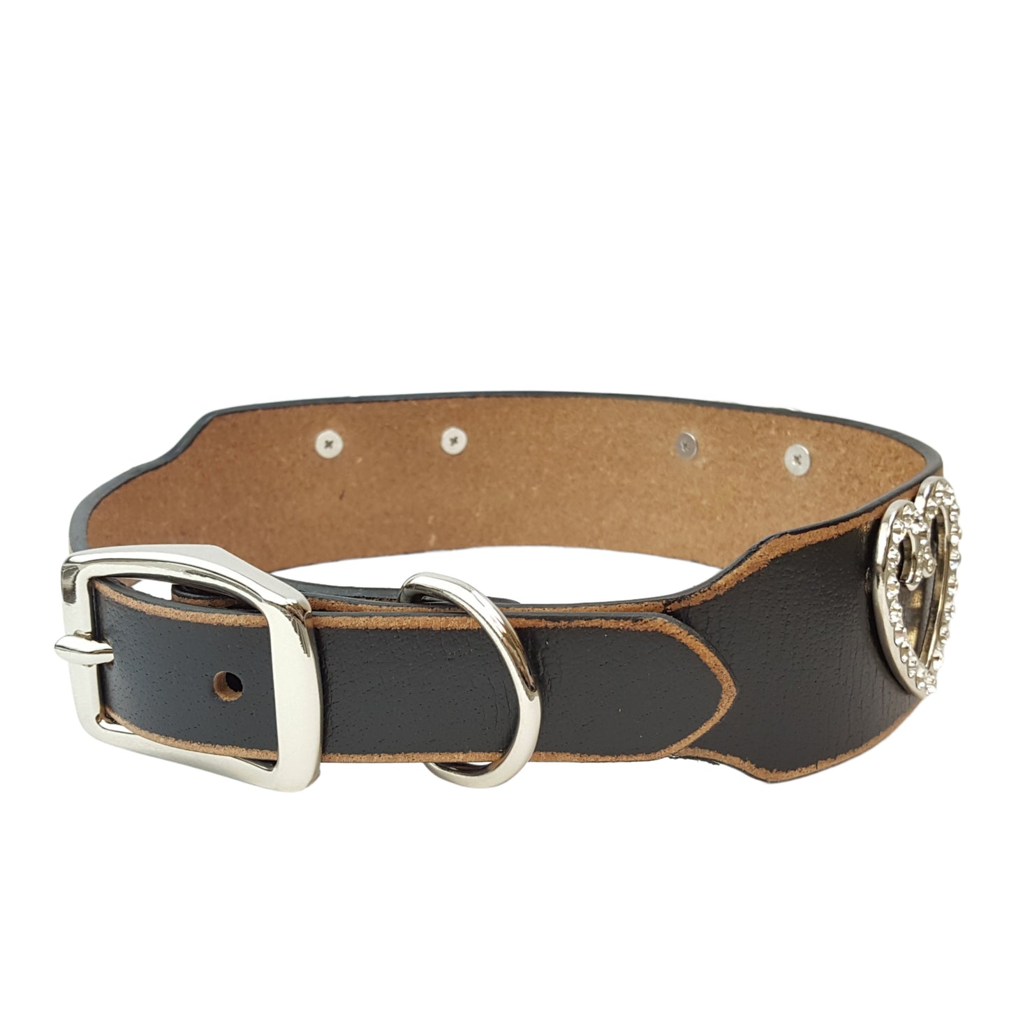 Collar: Western-Inspired Heart Concho Dog Collar
