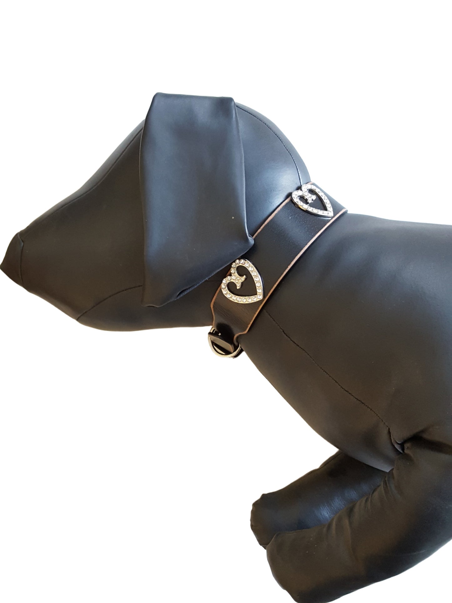 Collar: Western-Inspired Heart Concho Dog Collar
