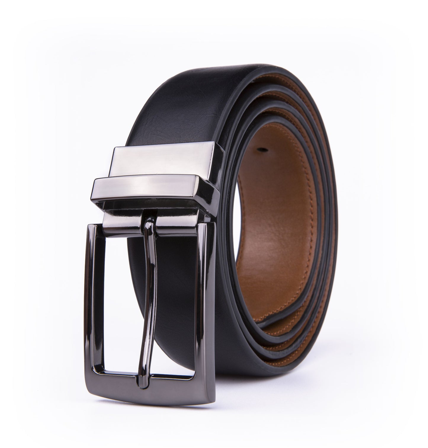 Belt: Men's Comfortable Classic Reversible Belt