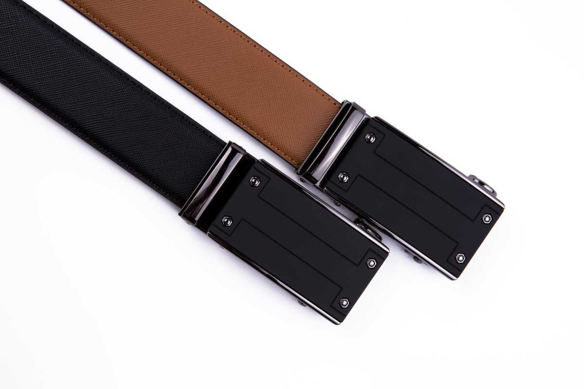 Belt: Men's One Size fit all Saffiano Belt