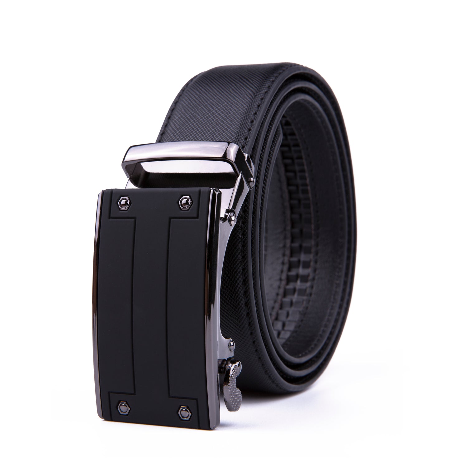Belt: Men's One Size fit all Saffiano Belt