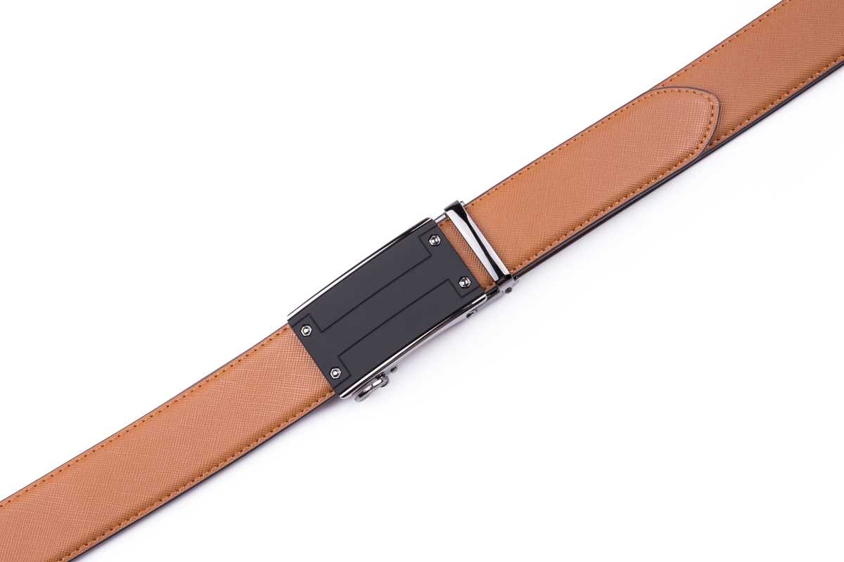 Belt: Men's One Size fit all Saffiano Belt