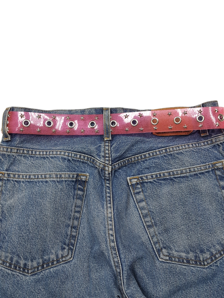 Belt: Transparent Studded with Star Belt