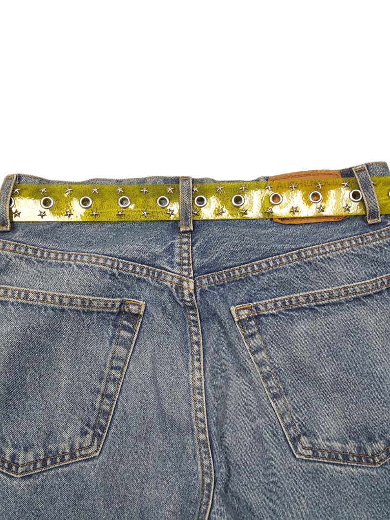 Belt: Transparent Studded with Star Belt