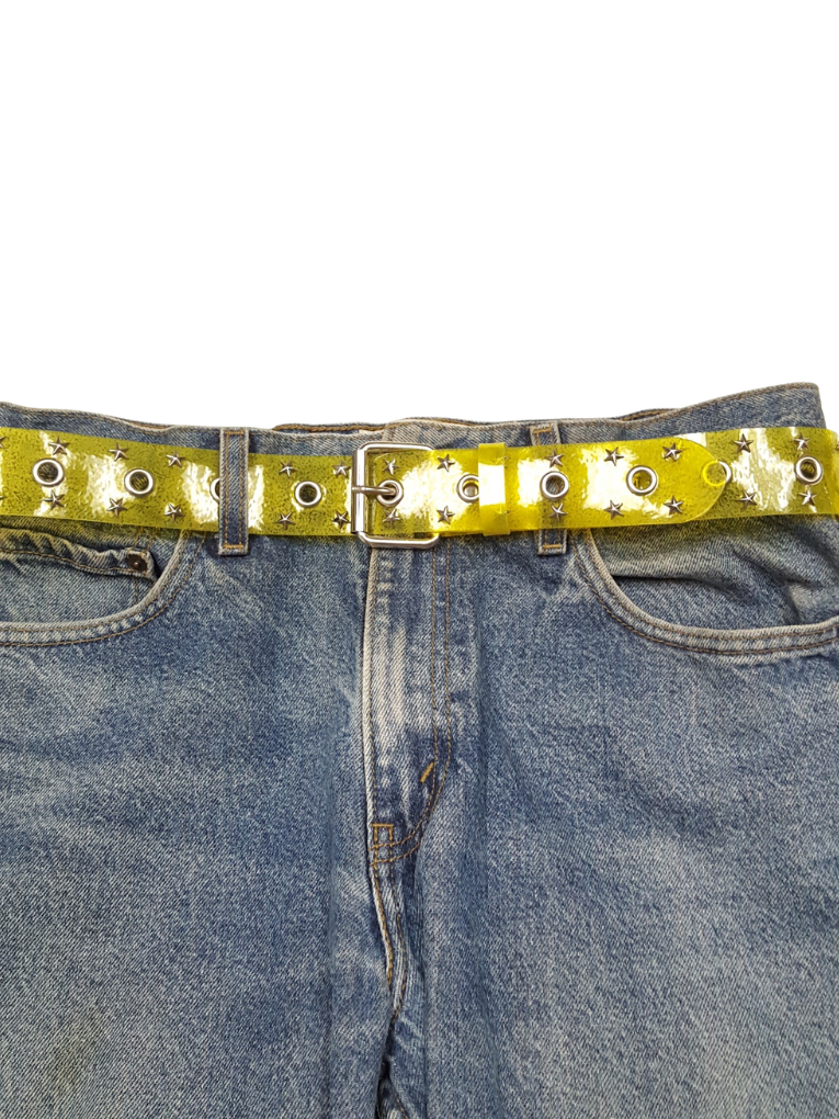 Belt: Transparent Studded with Star Belt