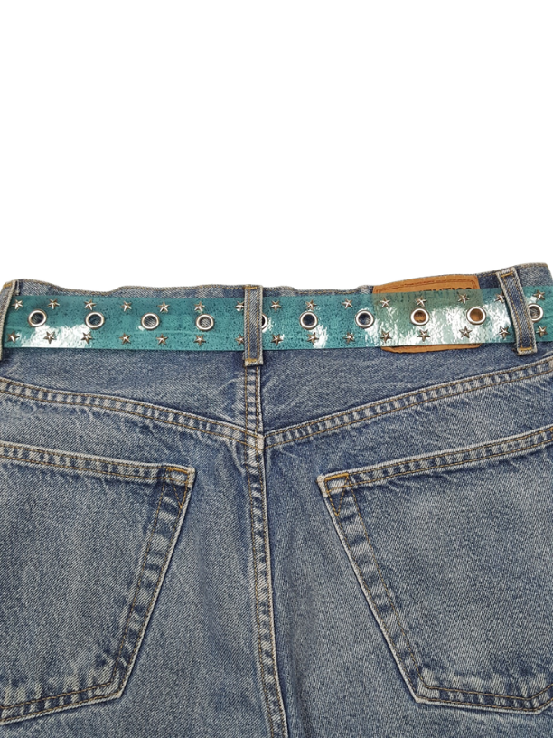 Belt: Transparent Studded with Star Belt