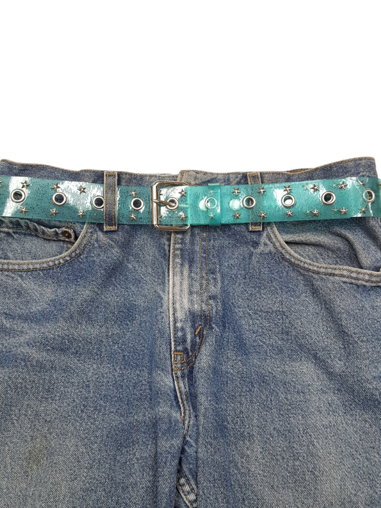 Belt: Transparent Studded with Star Belt