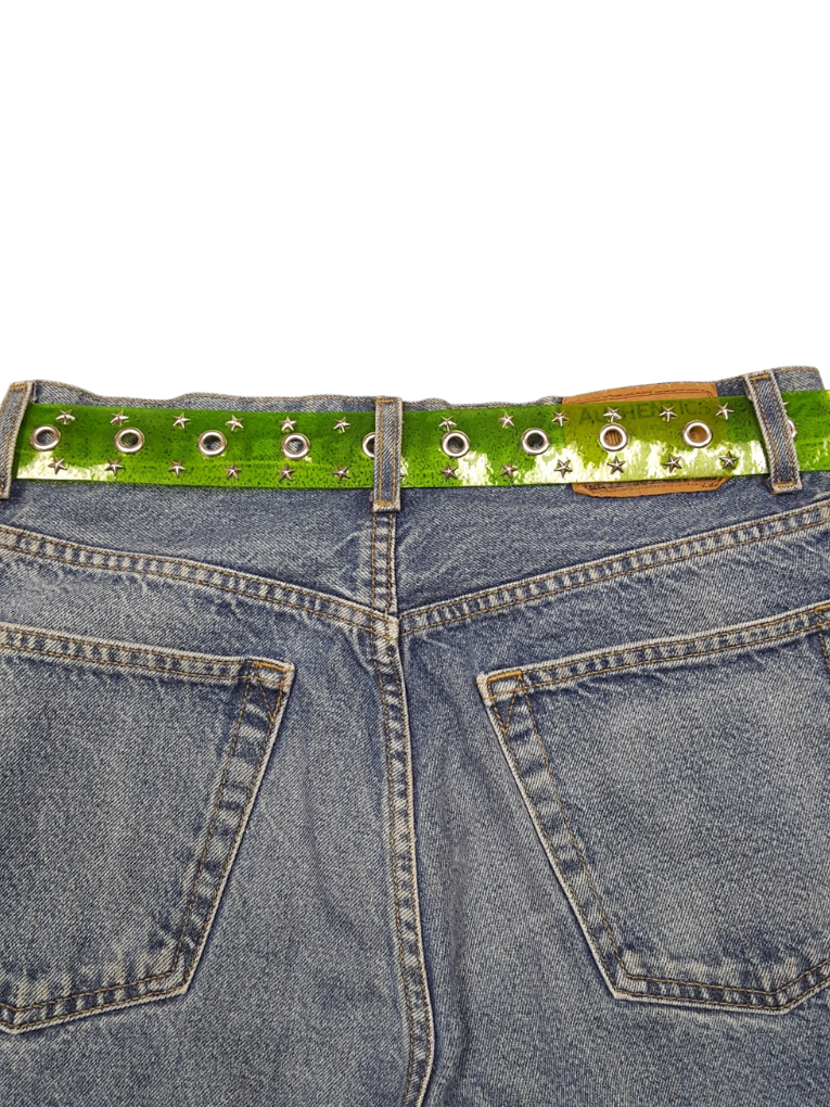 Belt: Transparent Studded with Star Belt