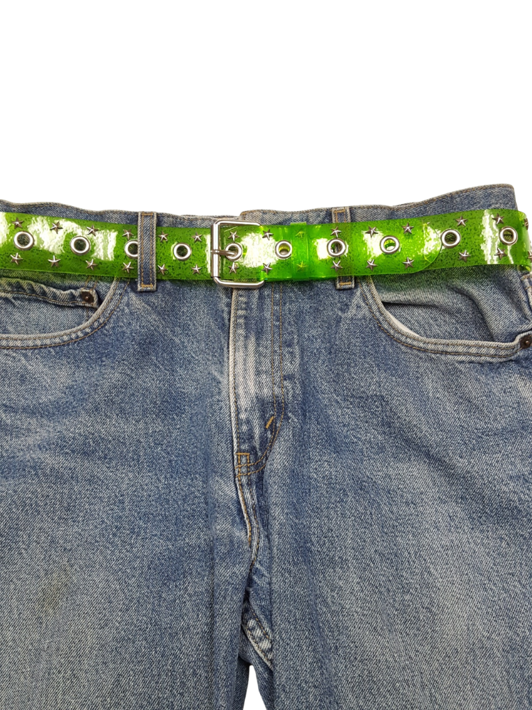 Belt: Transparent Studded with Star Belt