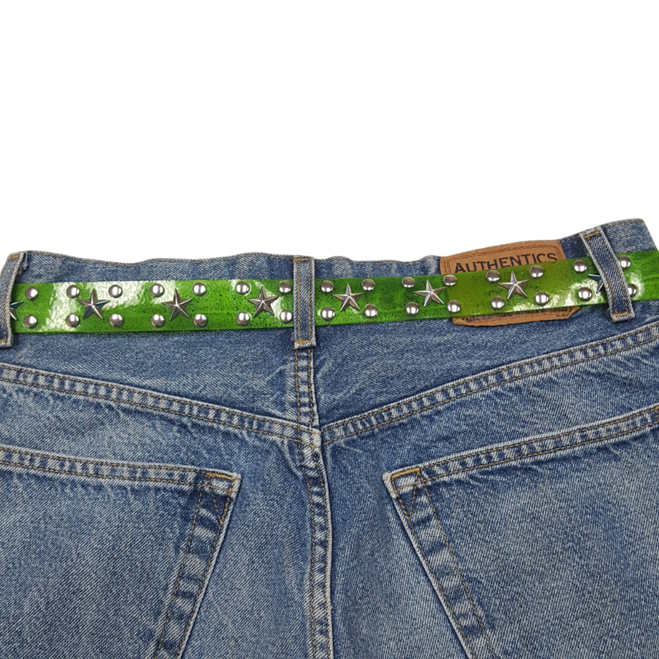 Belt: Transparent Studded with Star Belt
