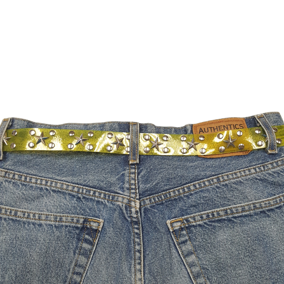 Belt: Transparent Studded with Star Belt
