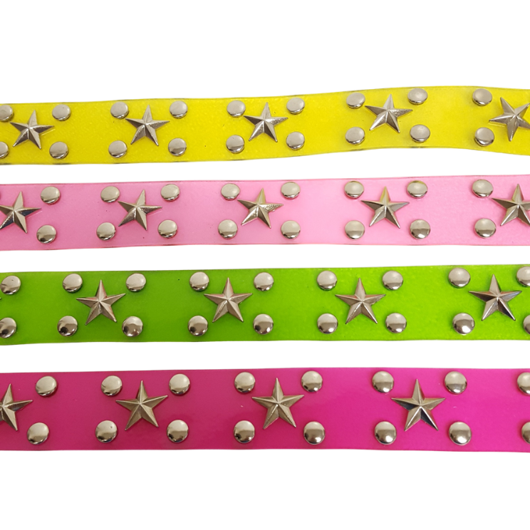 Belt: Transparent Studded with Star Belt