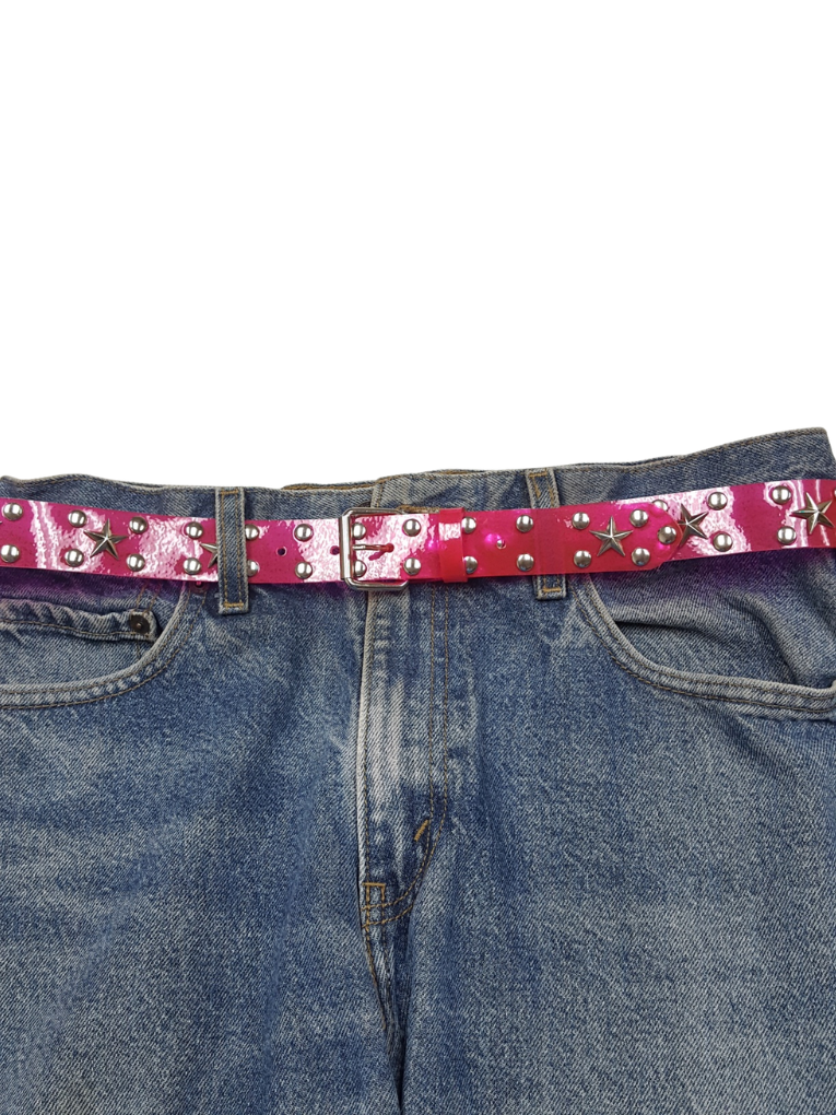 Belt: Transparent Studded with Star Belt