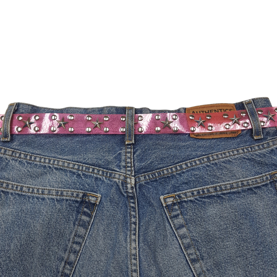 Belt: Transparent Studded with Star Belt