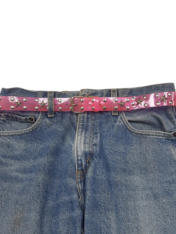 Belt: Transparent Studded with Star Belt