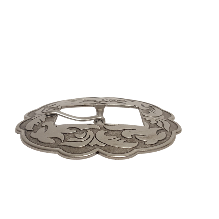 Buckle: Western Floral Engraved Buckle