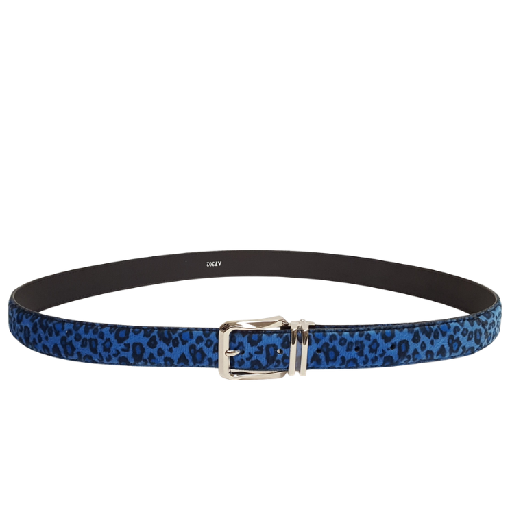 Vegan Faux Fur Animal Print Belt