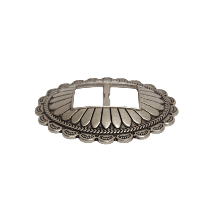 Concho: Western Oval Scalloped Edge Concho