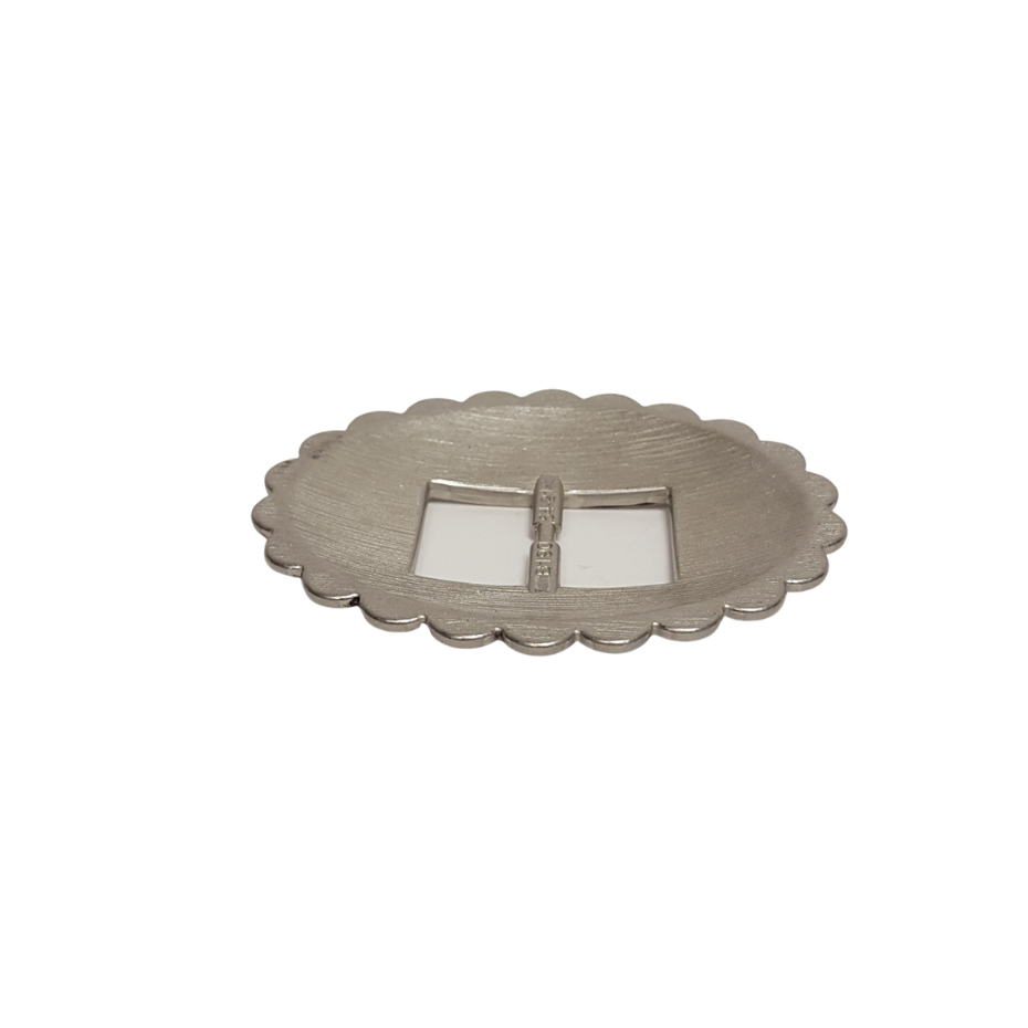 Concho: Western Oval Scalloped Edge Concho