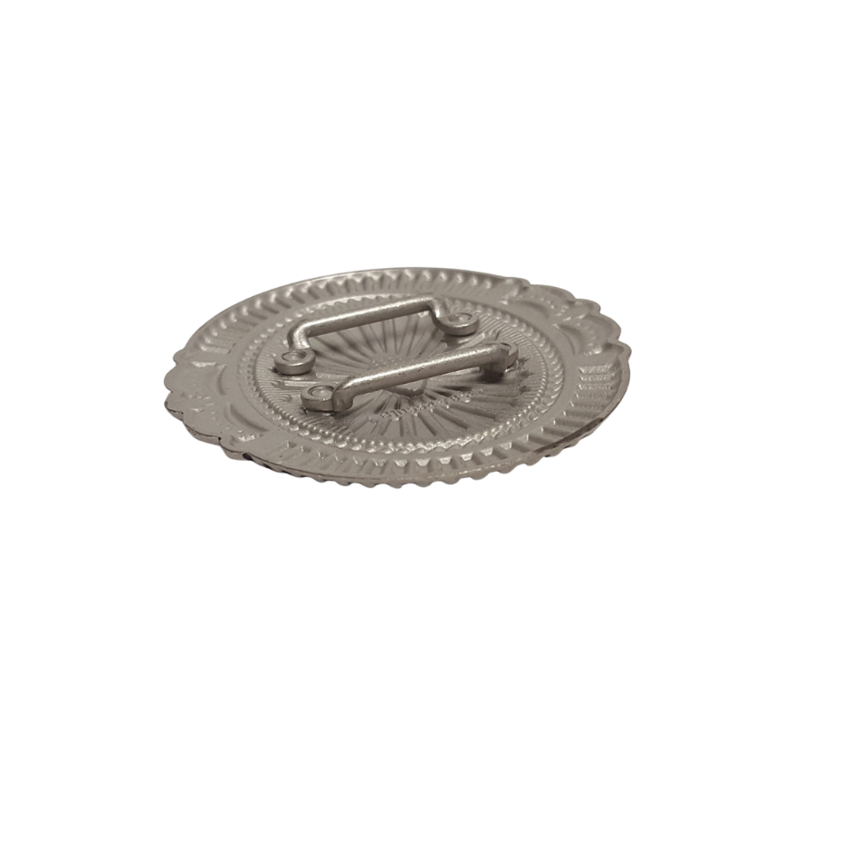 Concho: Western Oval Concho with stone