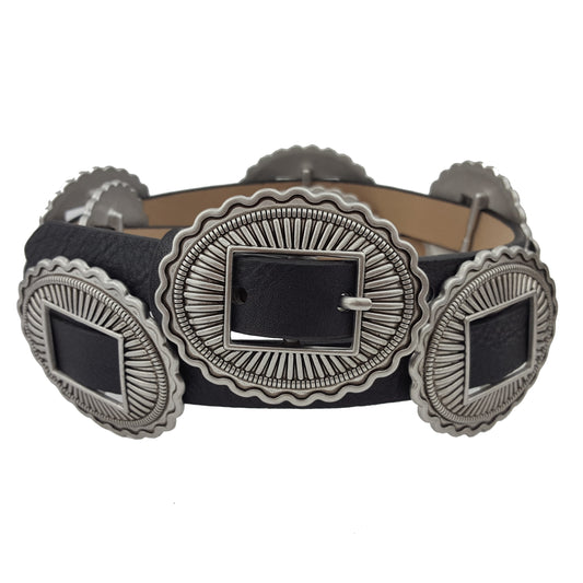 Belt: Western-Inspired Concho Belt