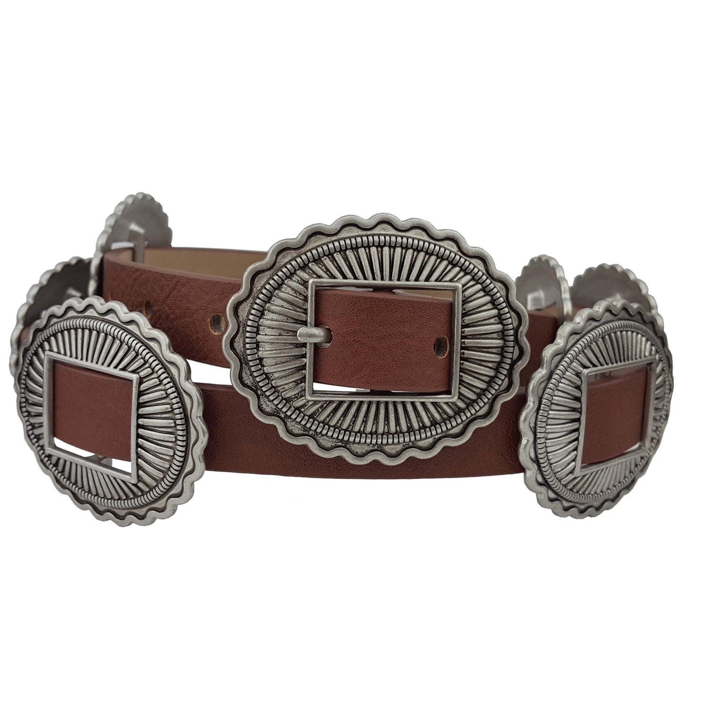 Belt: Western-Inspired Concho Belt
