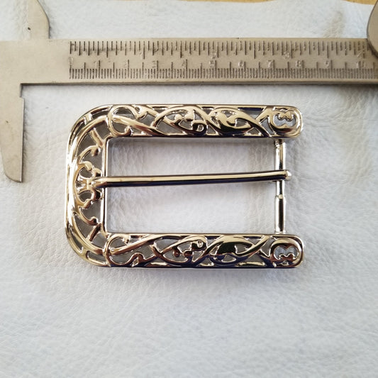 Buckle: Western Floral Engraved  buckle