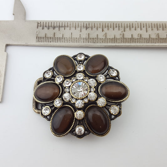 Buckle Sale: Western Crystal flower belt  buckle
