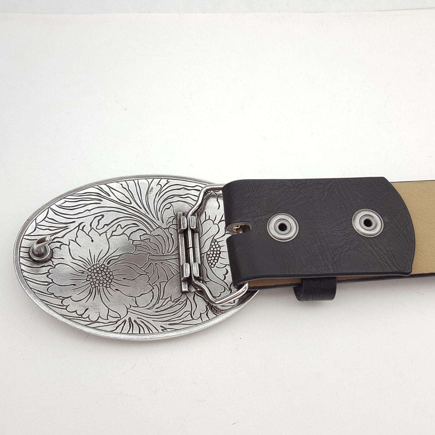 Belt: Western Vegan Belt with Sunflower Buckle