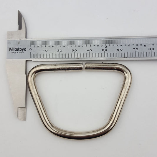 Hardware Sale: Pair of wide silver D rings