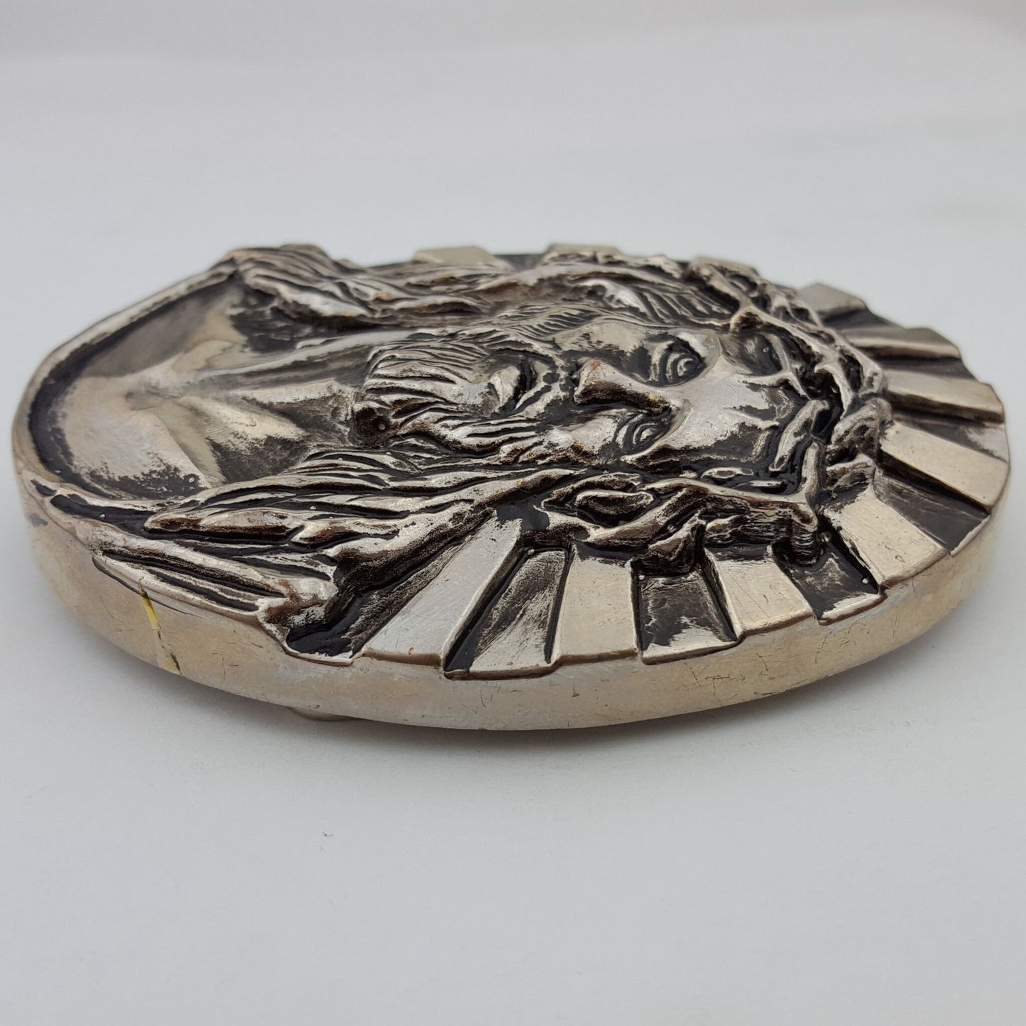Buckle: Jesus with crown of thorns Belt Buckle