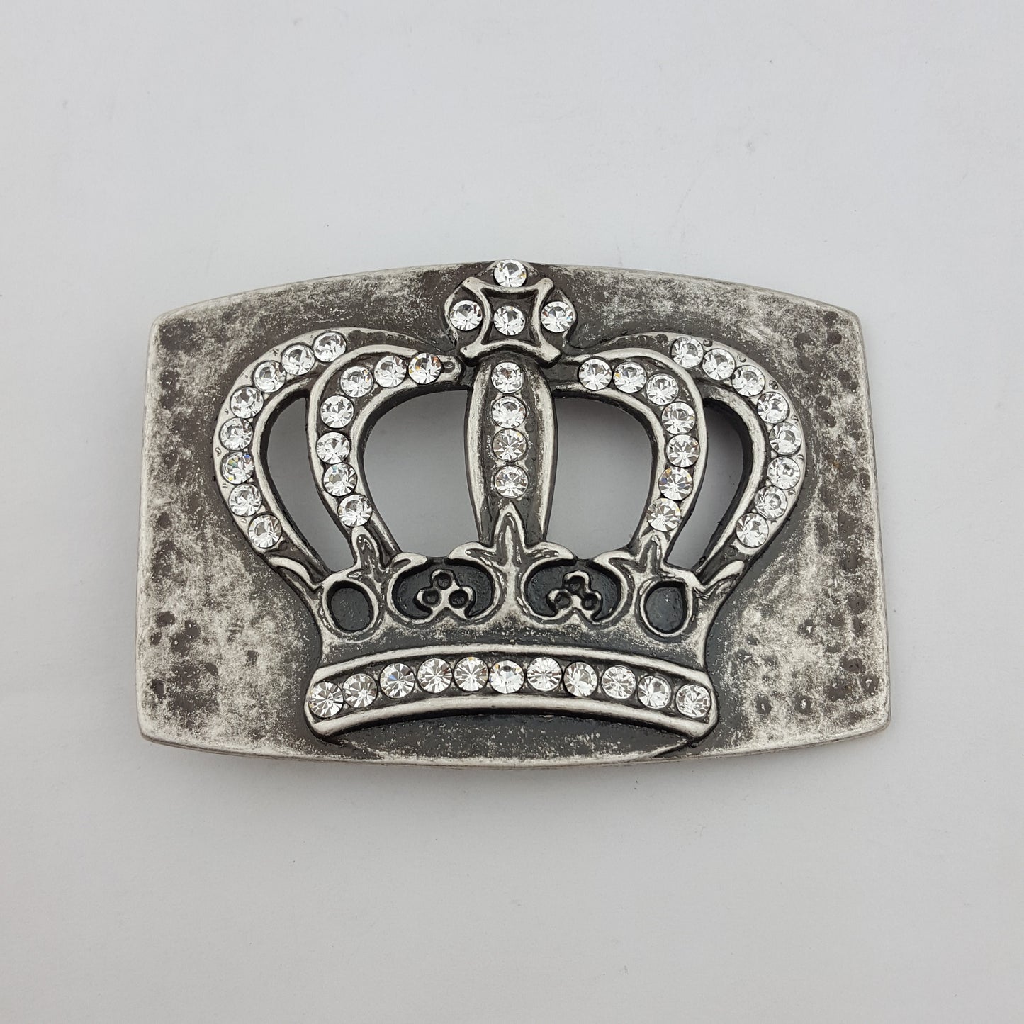 Buckle: Crystal Crown Belt Buckle
