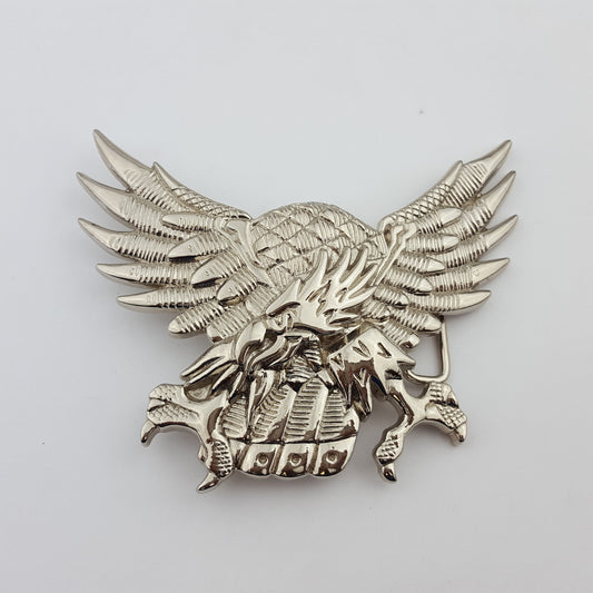 Buckle Sale: Shiny Silver American Eagle Belt Buckle