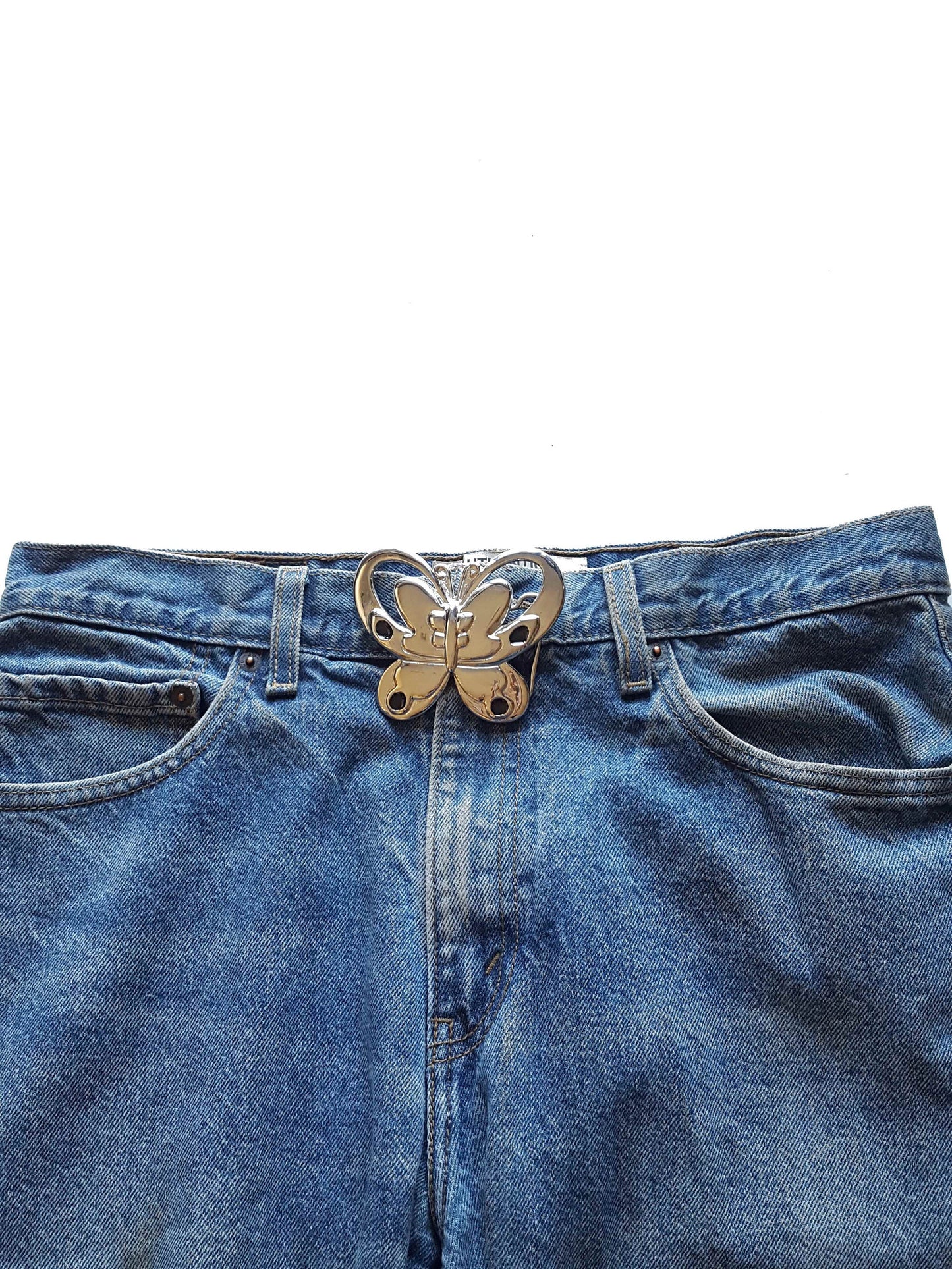 Buckle Sale: Silver Butterfly Belt Buckle