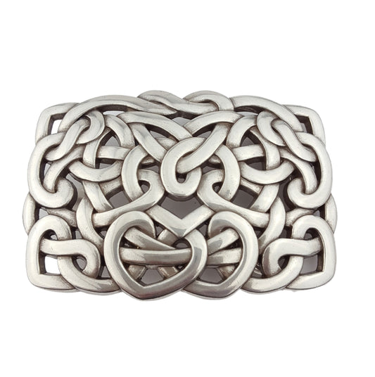 Buckle: Western Knotted Heart Design Belt Buckle